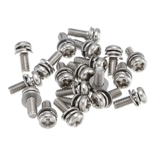 Pan Head SEMS Screws in stainless steel